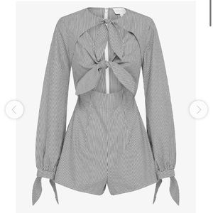 Alice Mccall Maisie Bow Playsuit New With Tags
